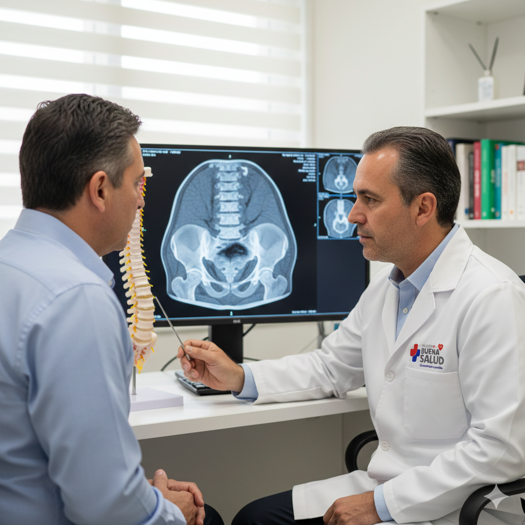 Hernias de columna (imagen referencial)