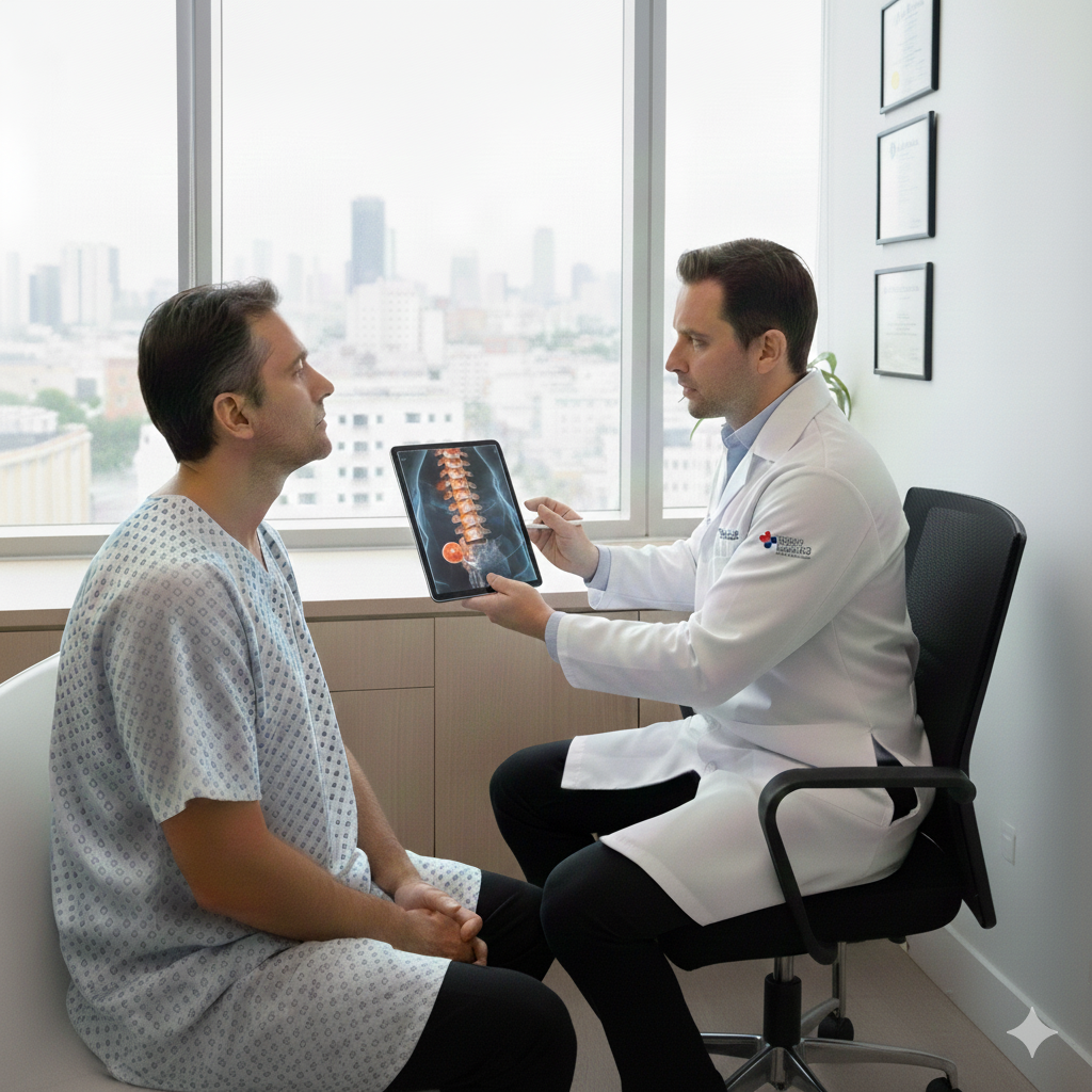 Tumores y deformidades de columna (imagen referencial)