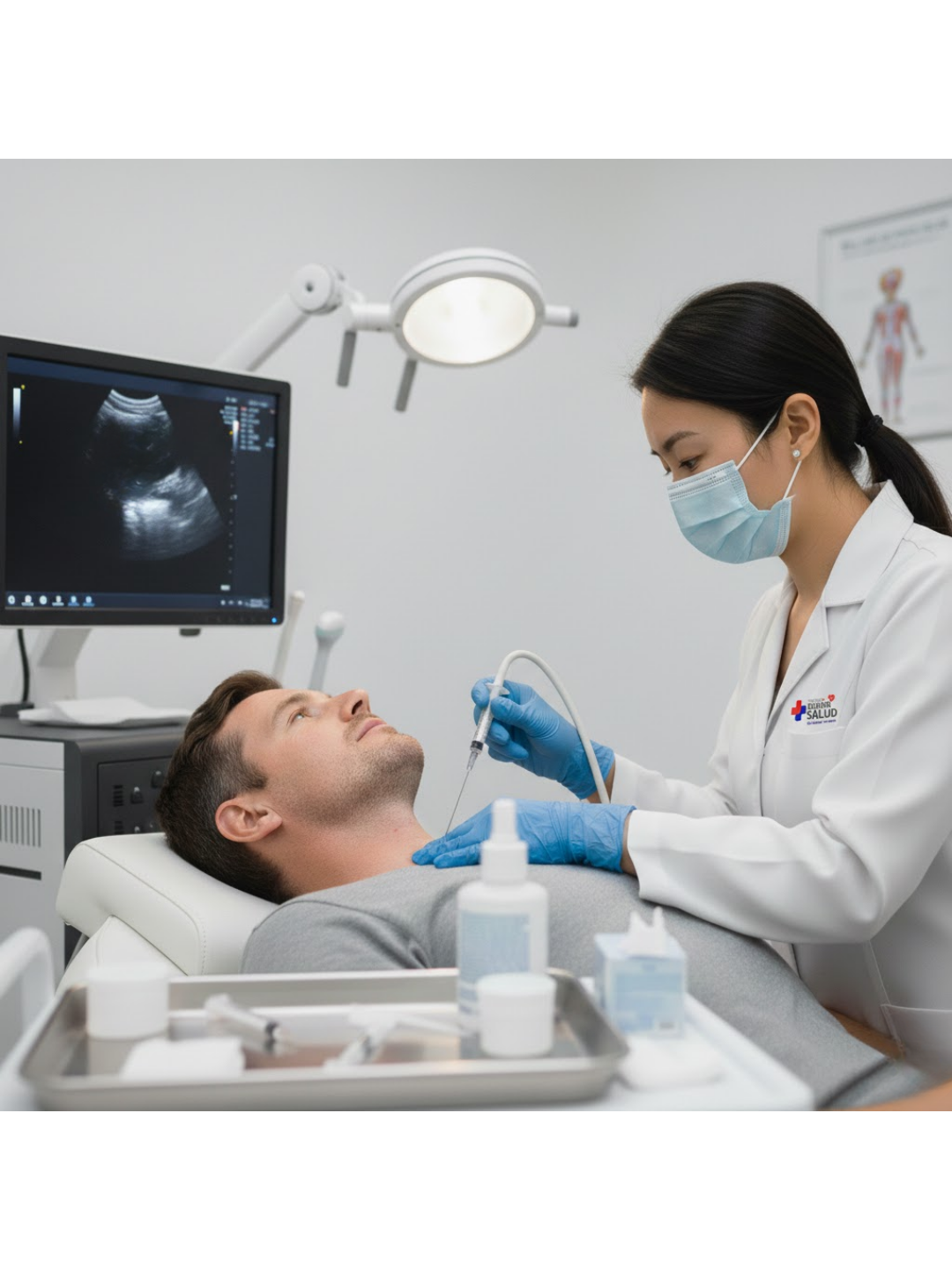 Biopsia de tiroides (imagen referencial)