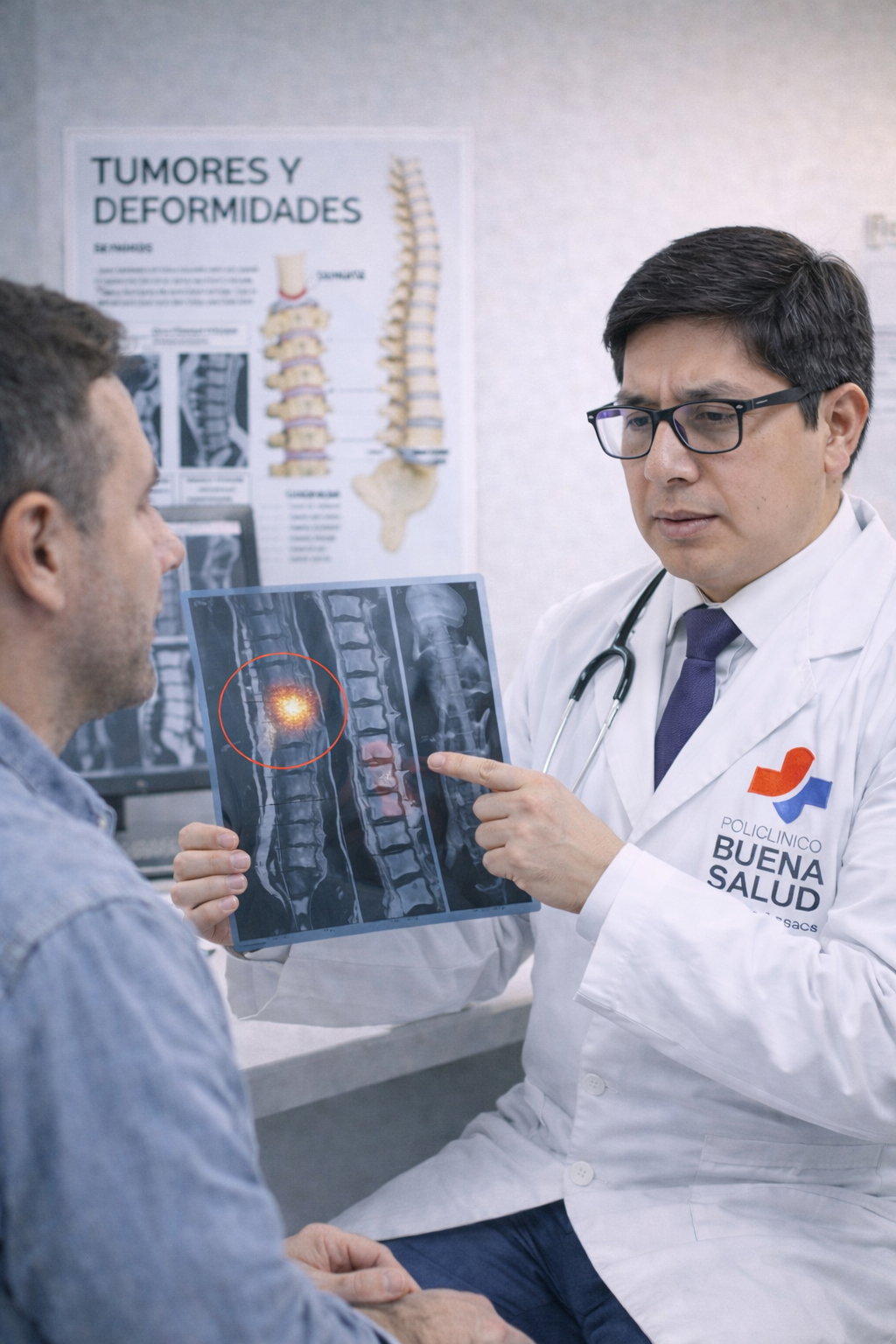 Tumores y deformidades de columna (imagen referencial)