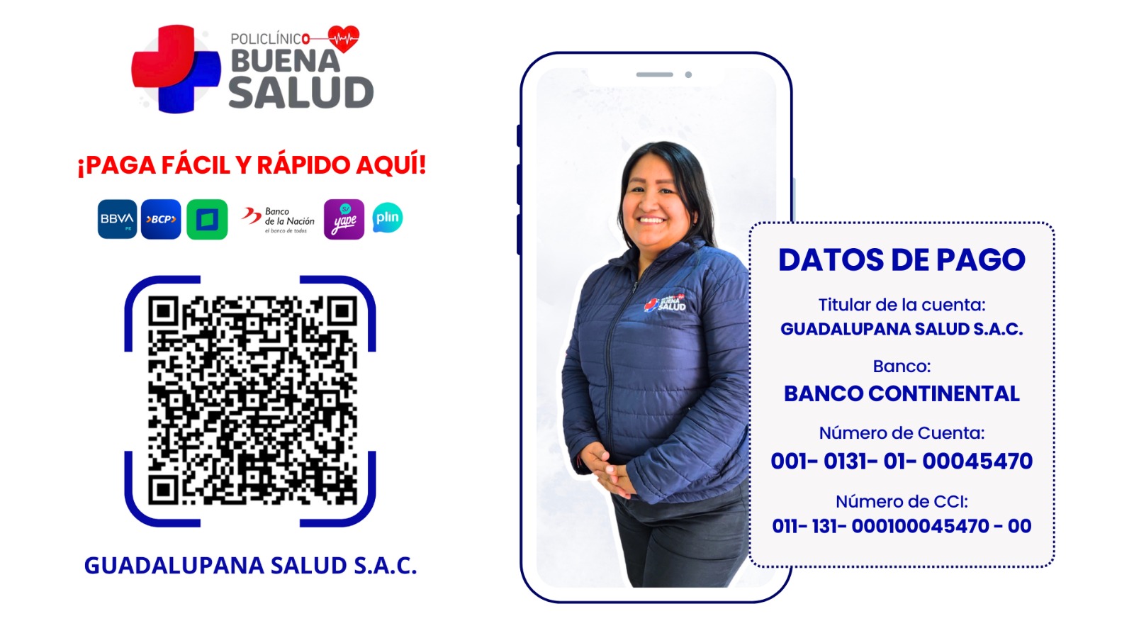 QR de Pago Policlínico Buena Salud