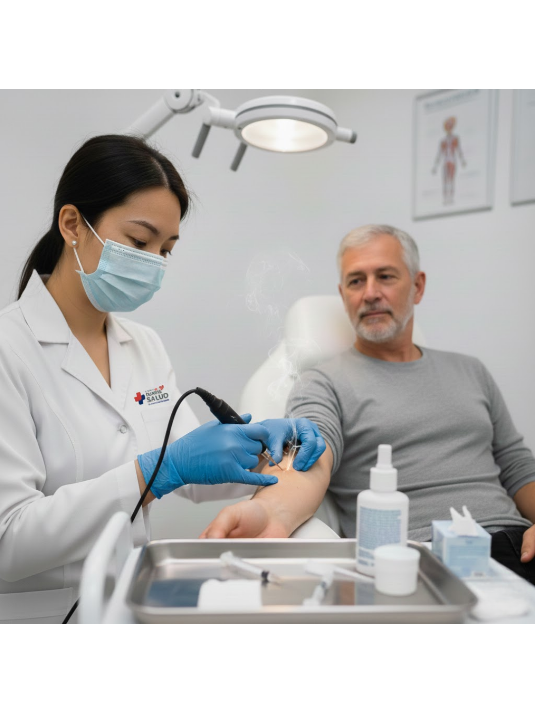 Electrocauterización dermatológica