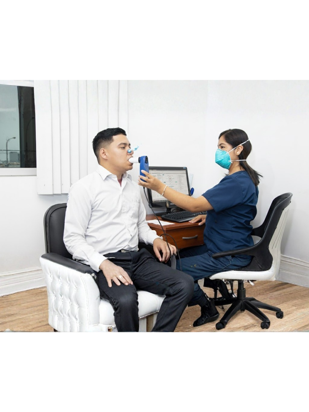 Espirometría completa (imagen referencial)