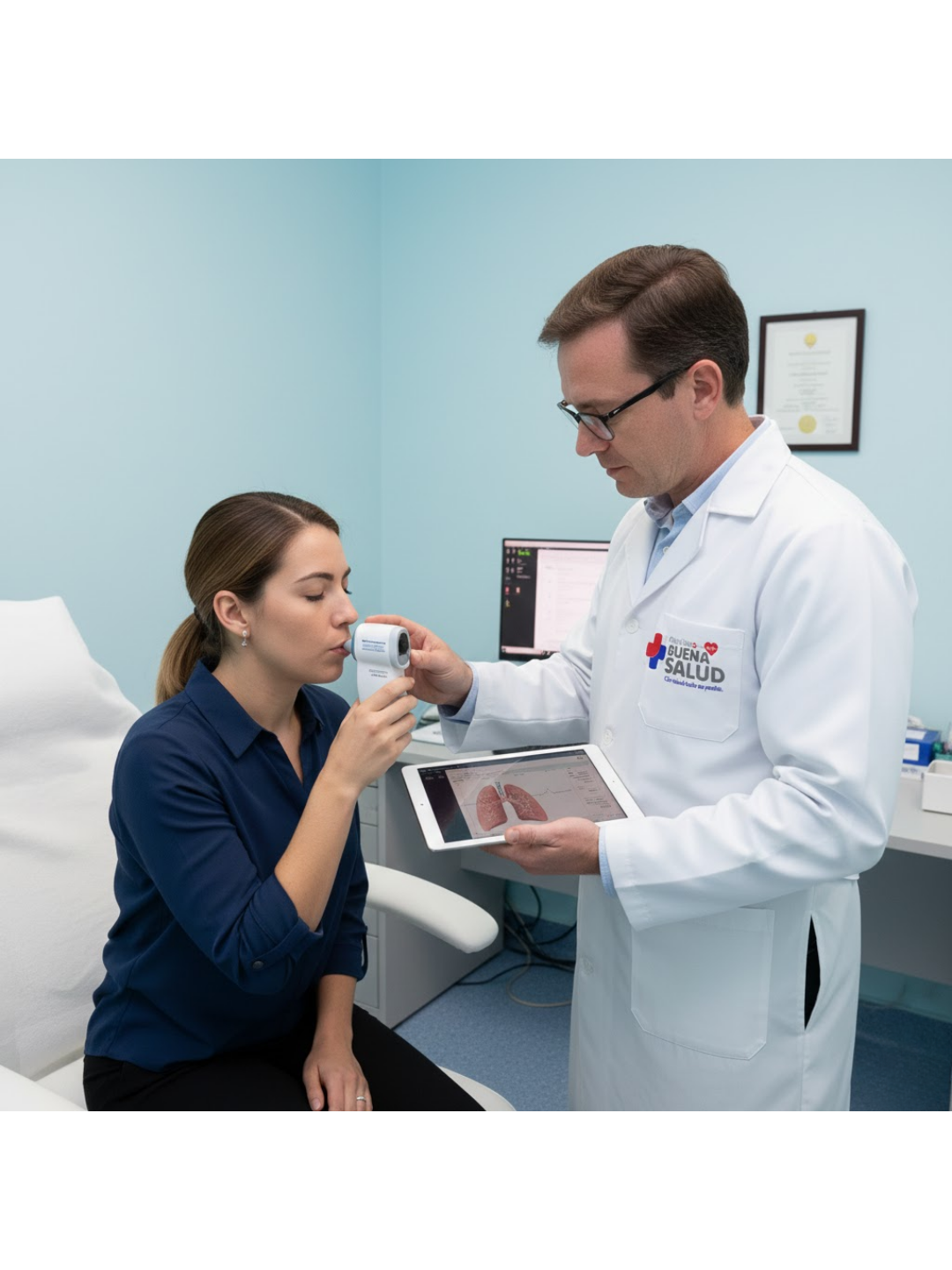 Volúmenes pulmonares (imagen referencial)