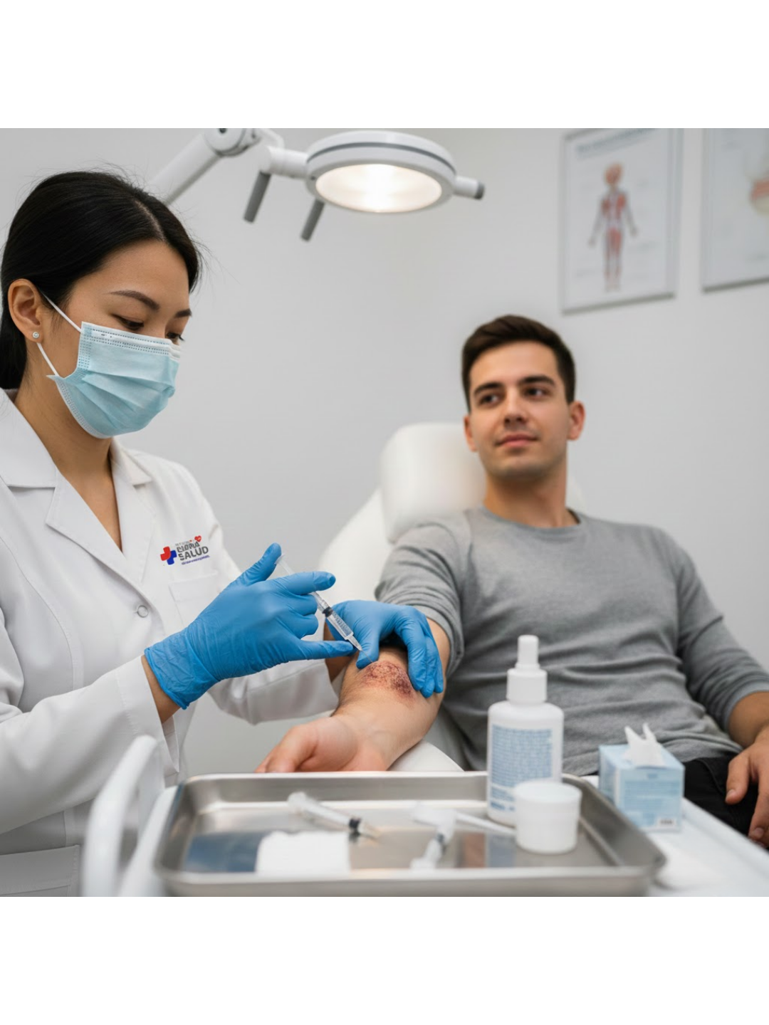 Infiltración dermatológica