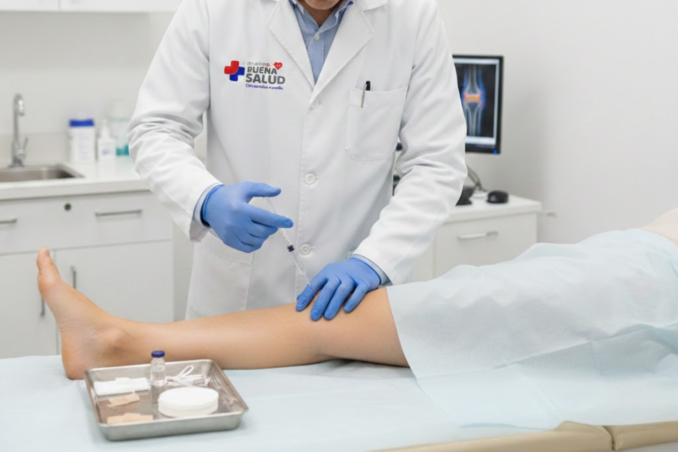 Infiltración articular (imagen referencial)