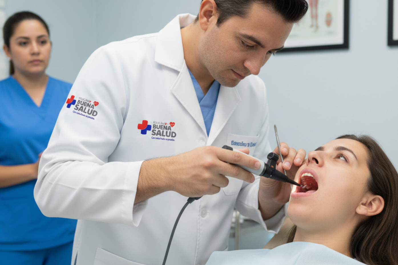 Laringoscopía directa (imagen referencial)