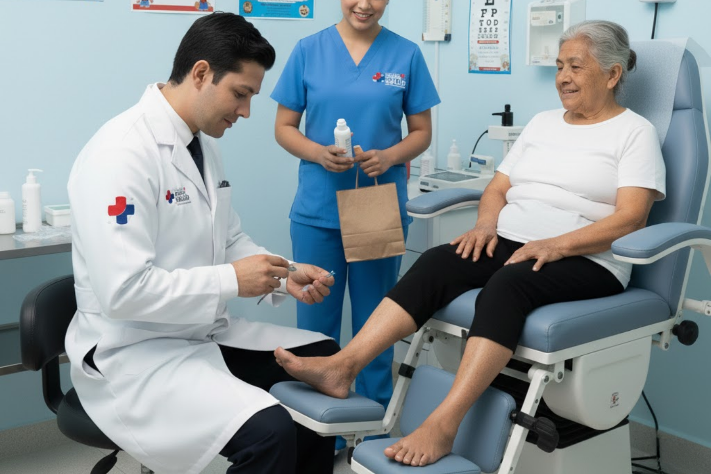 Tratamiento integral de pies (imagen referencial)