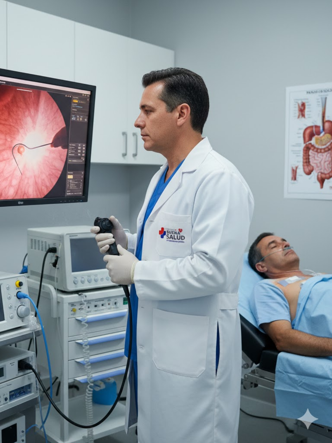 Polipectomía de colon (imagen referencial)