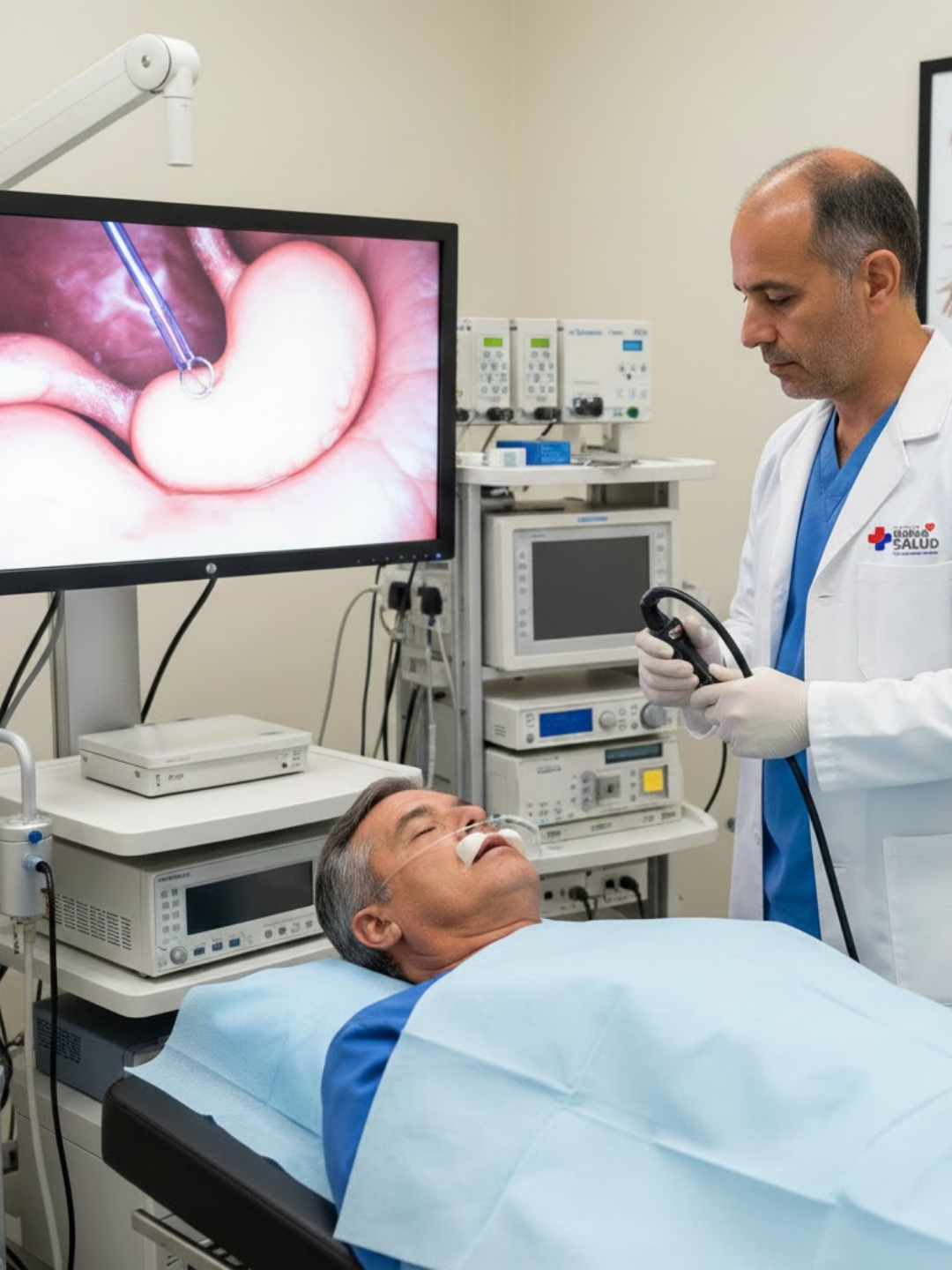 Polipectomía gástrica (imagen referencial)