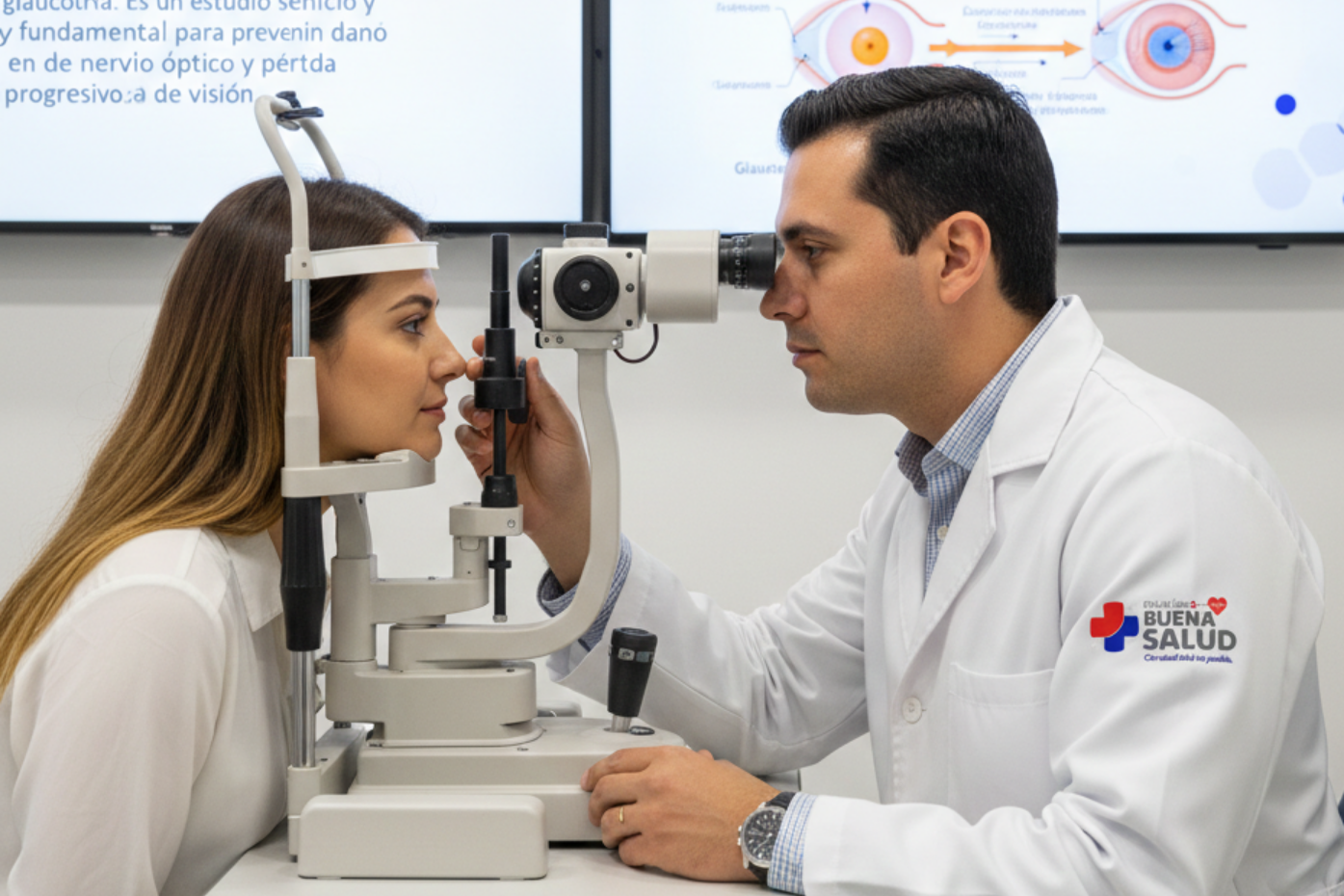 Presión ocular (imagen referencial)